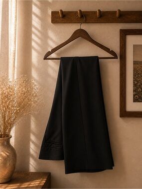 Express Men's Black Dress Pants - Sleek Tailored Look